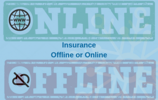 offline vs online insurance